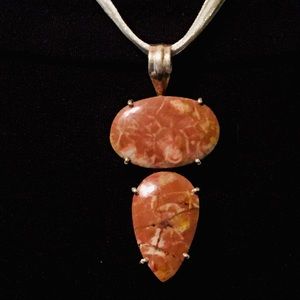 Rhyolite Natural Gemstone Pendant